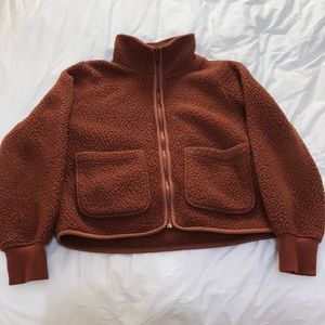 Madewell Polartec Fleece Zip Up Jacket